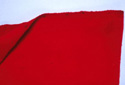 Sample of scarlet cloth Sample of scarlet cloth